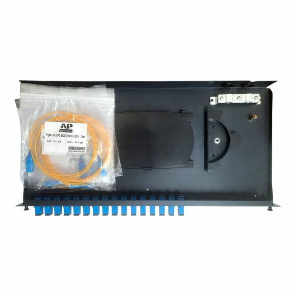 Кросс оптический Neolan Pro 1U-SC/UPC-16-16-16 (RAL 9005)