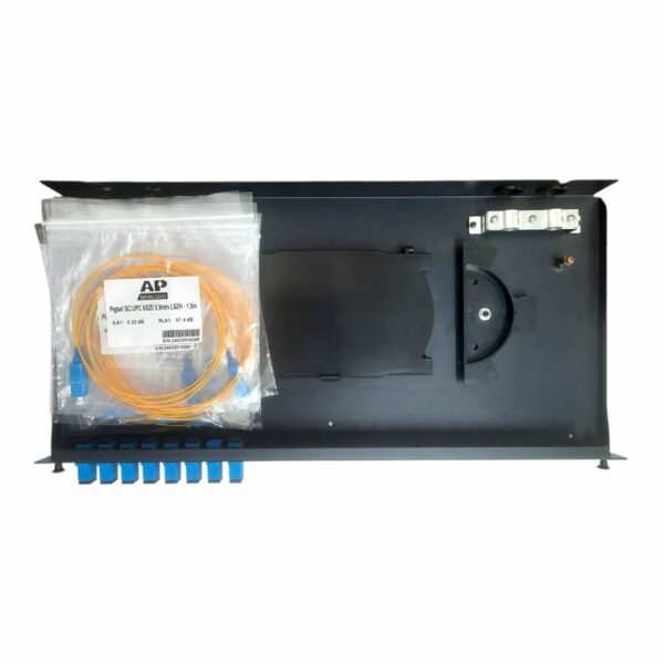 Кросс оптический Neolan Pro 1U-SC/UPC-8-8-8 (RAL 9005)