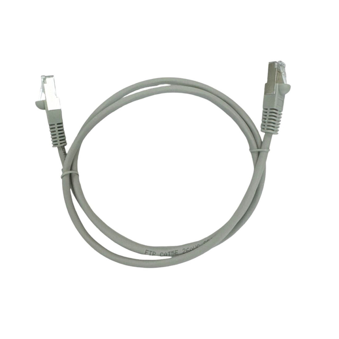 Патчкорд F/UTP-LSZH-Cat.5e-RJ-45-1m серый