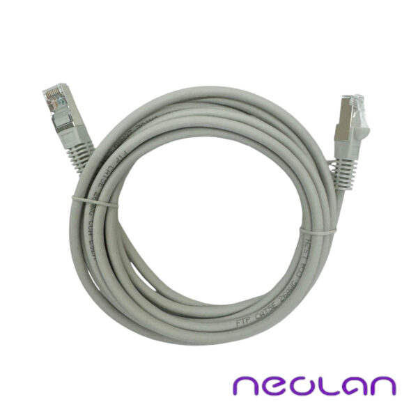 Патчкорд Neolan F/UTP-LSZH-Cat.5e-RJ-45-3m серый