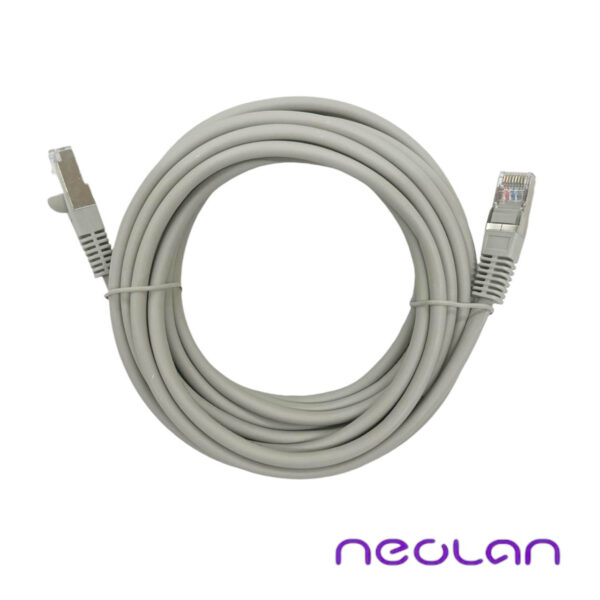 Патчкорд Neolan F/UTP-LSZH-Cat.5e-RJ-45-5m серый