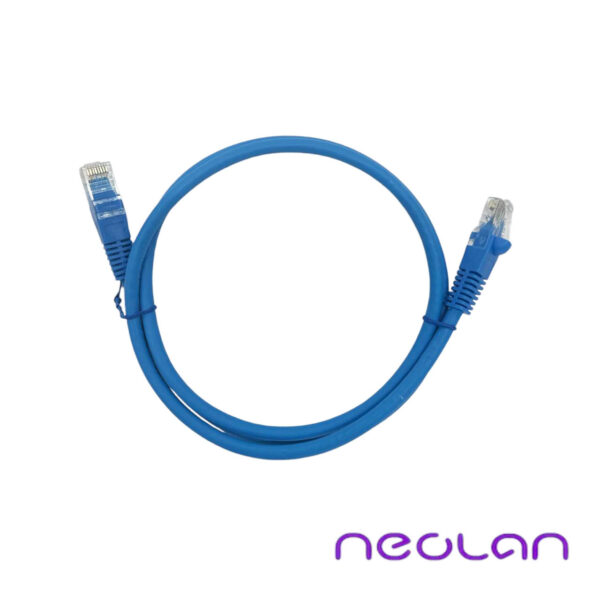 Патчкорд Neolan F/UTP-LSZH-Cat.6-RJ-45-1m синий