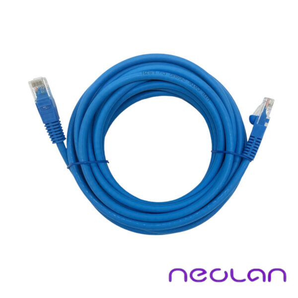 Патчкорд Neolan U/UTP-LSZH-Cat.6-RJ-45-5m синий