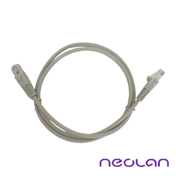 Патчкорд Neolan U/UTP-LSZH-Cat.5e-RJ-45-1m серый