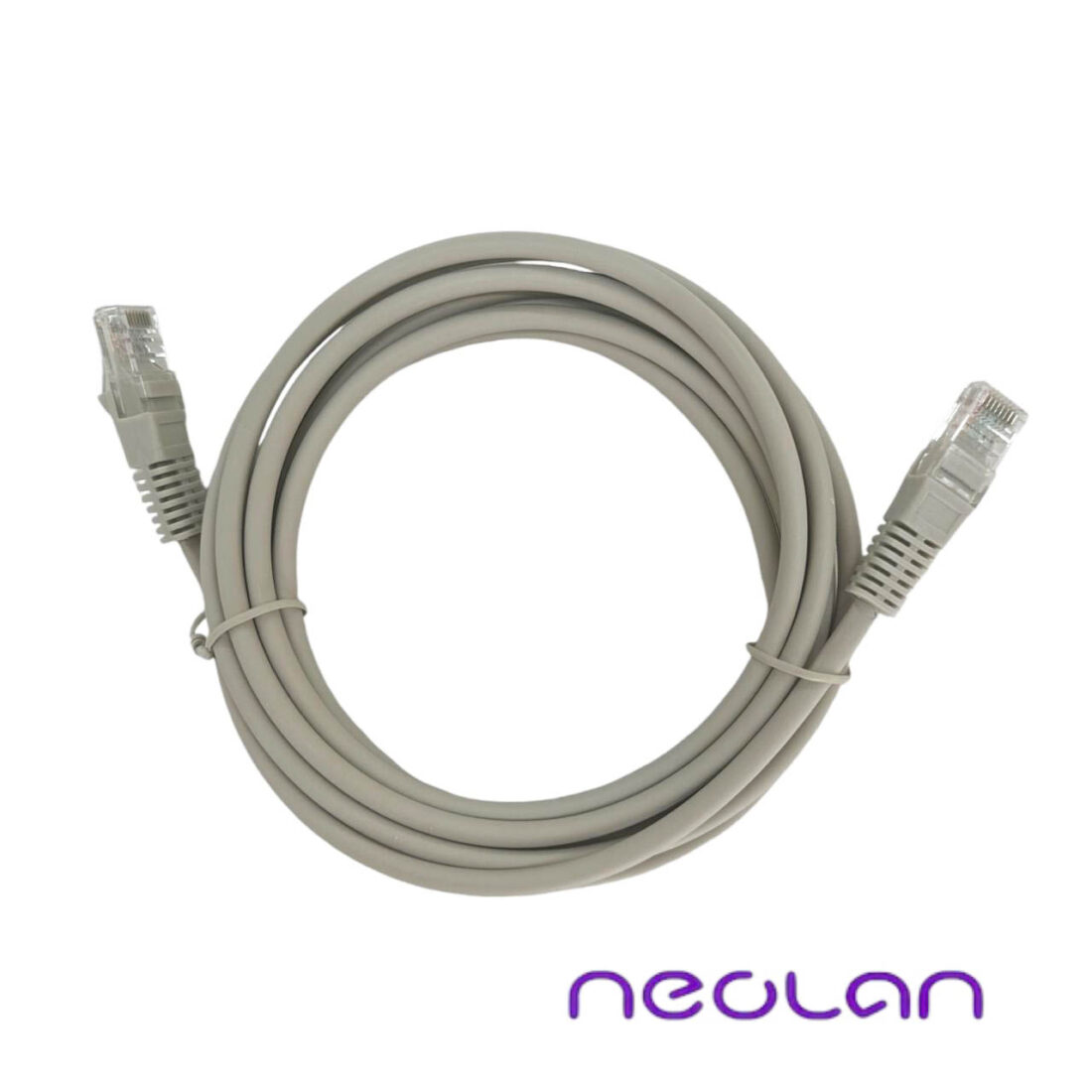 Патчкорд Neolan U/UTP-LSZH-Cat.5e-RJ-45-3m серый