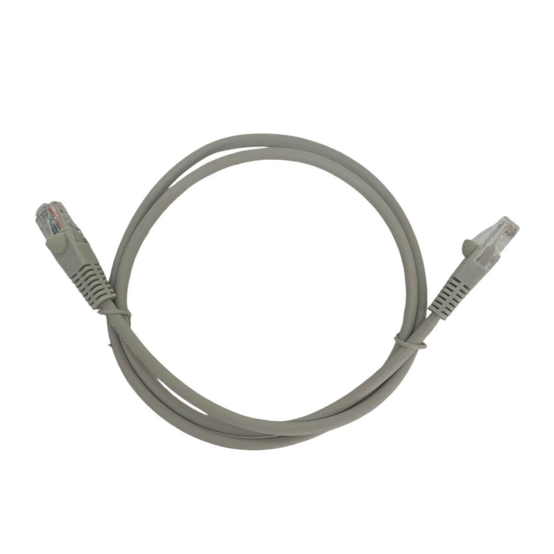 Патчкорд U/UTP-LSZH-Cat.5e-RJ-45-1m серый