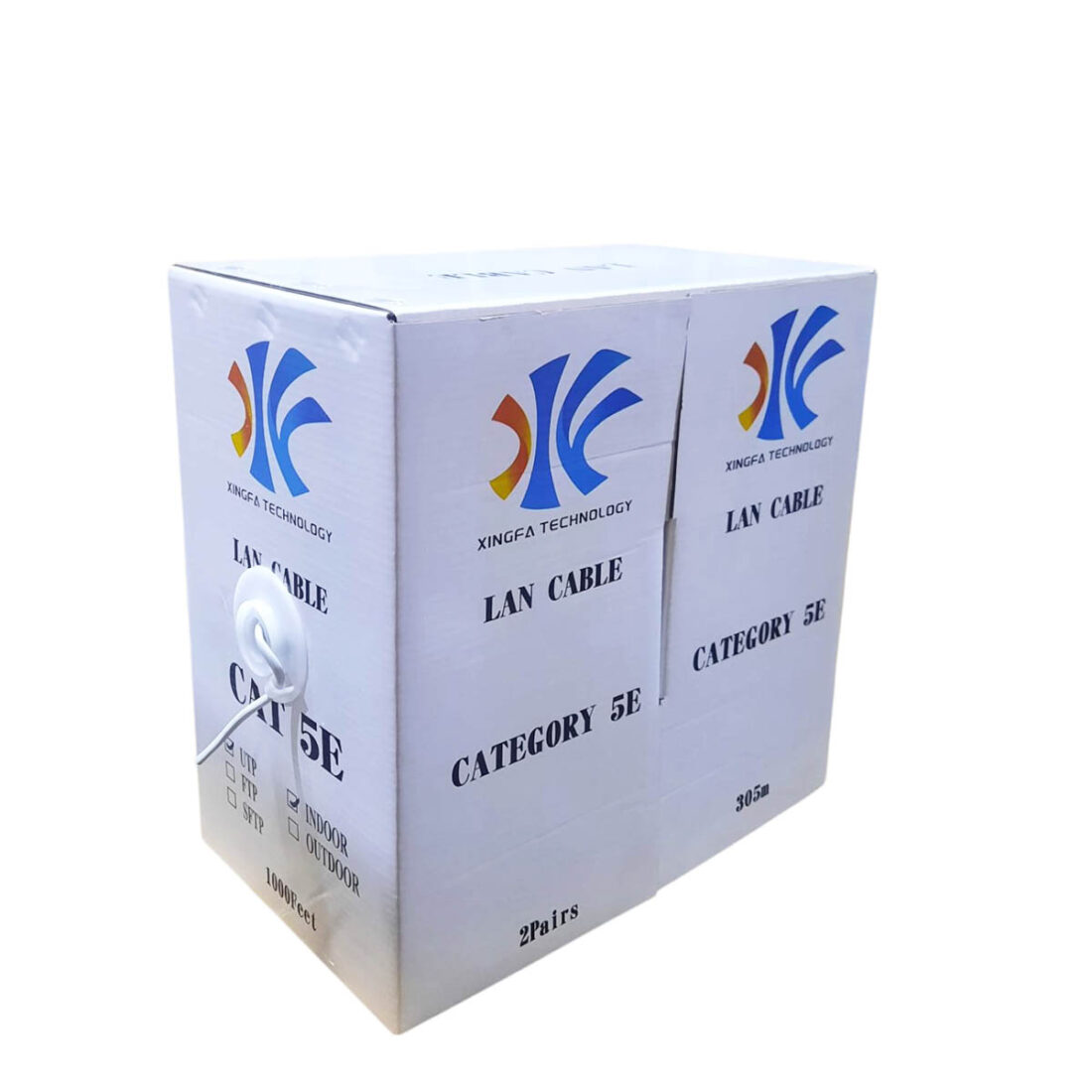 Кабель витая пара 5e UTP Indoor 2x2x0.50 CCA