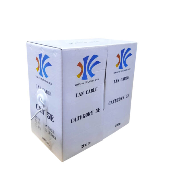 Кабель витая пара 5e UTP Indoor 2x2x0.50 CCA