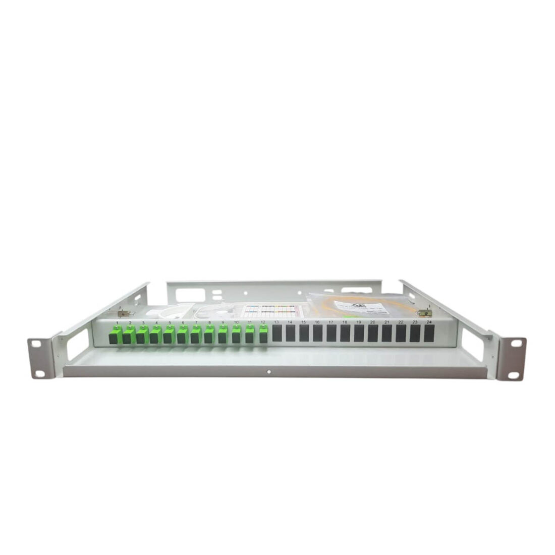 Кросс оптический 1U-FDF-SC/APC-12-12-12