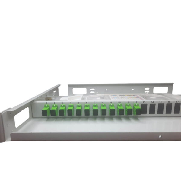 Кросс оптический 1U-FDF-SC/APC-12-12-12