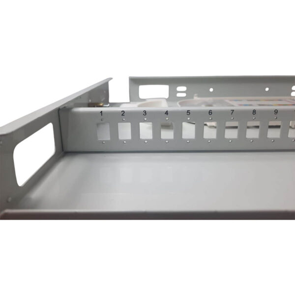 Кросс оптический 1U-FDF-SC/APC-24-24-24