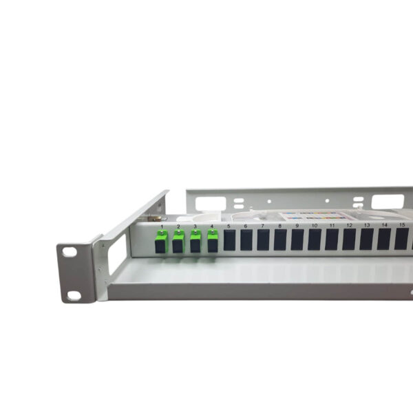 Кросс оптический 1U-FDF-SC/APC-4-4-4