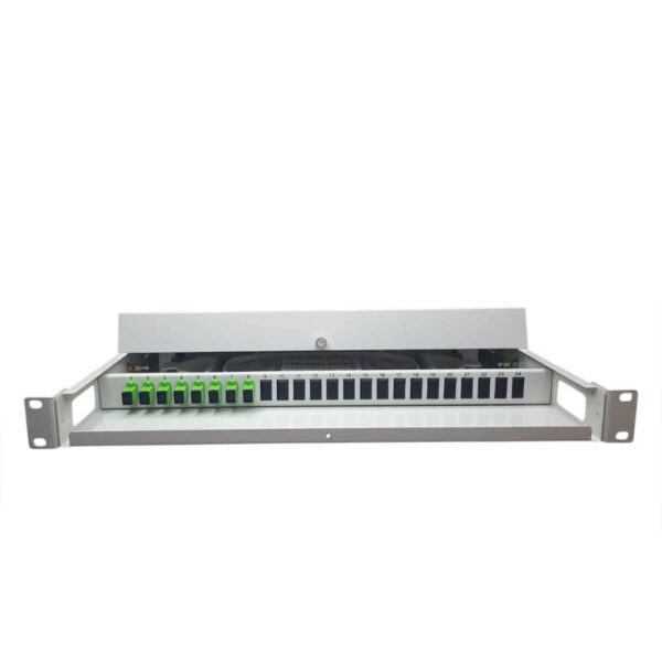 Кросс оптический 1U-FDF-SC/APC-8-8-8