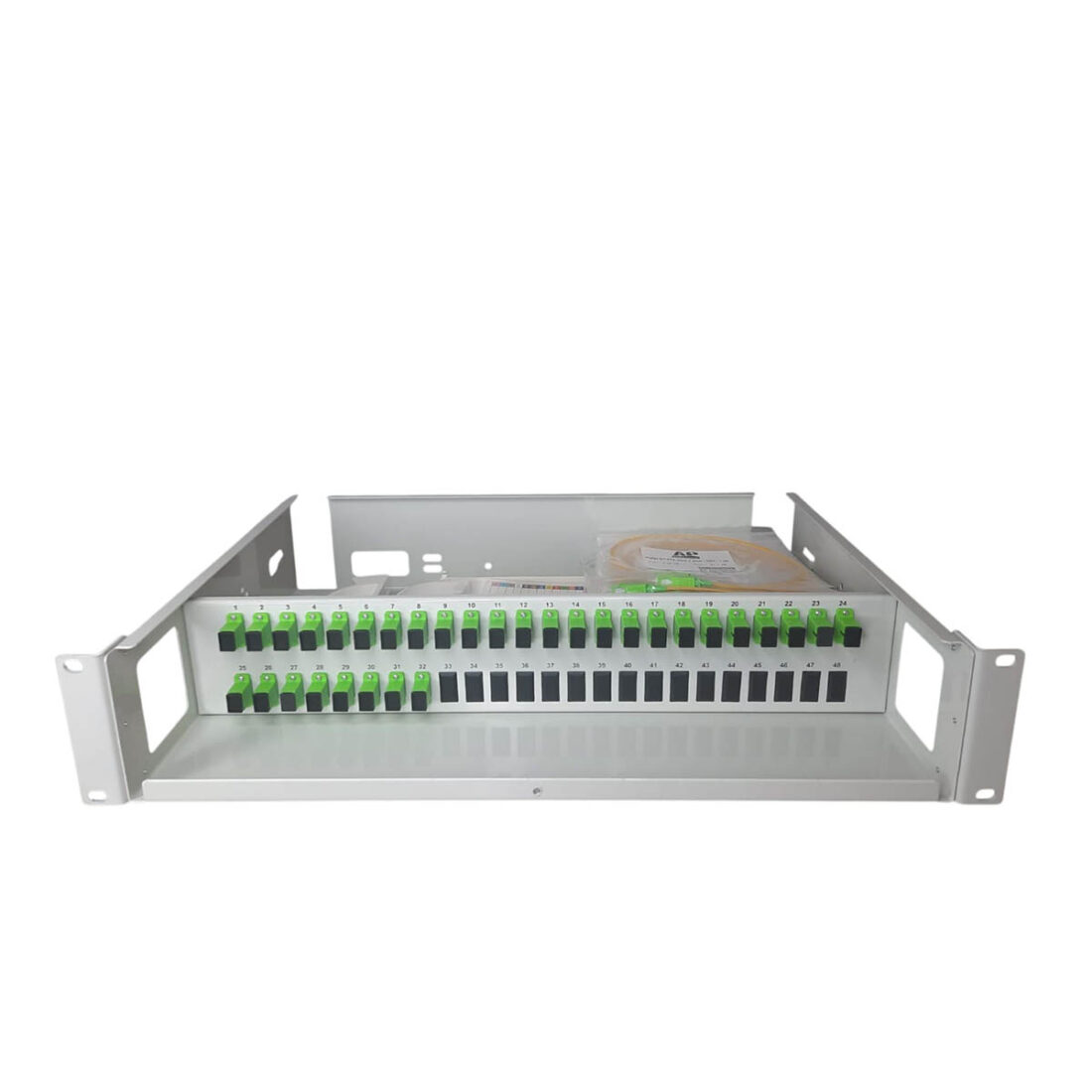 Кросс оптический 2U-FDF-SC/APC-32-32-32