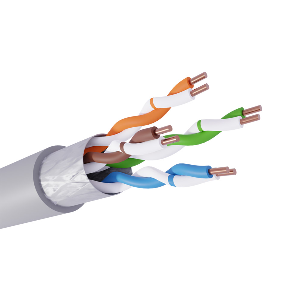 Кабель NEOLAN F/UTP indoor PVC 4x2x0,52 cat 5e CU