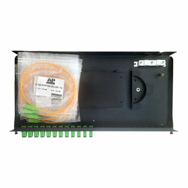 Кросс оптический Neolan Pro 1U-SC/APC-12-12-12 (RAL 9005)