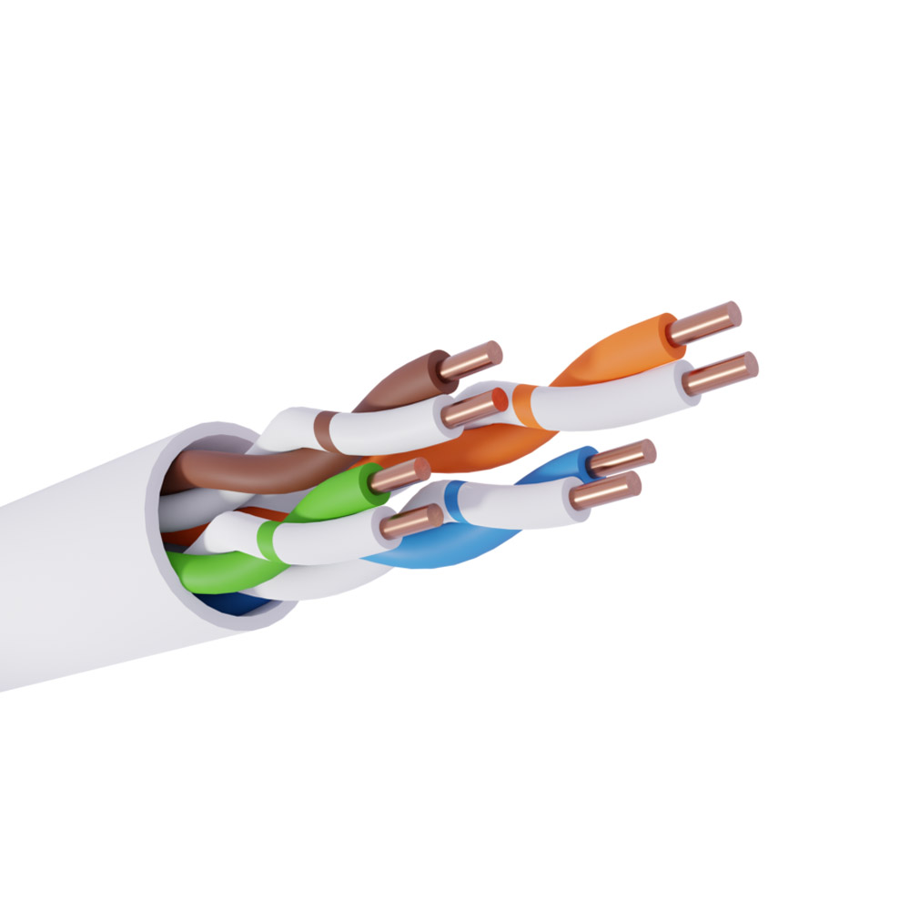 Кабель NEOLAN U/UTP indoor PVC 4x2x0,5 cat 5e CU