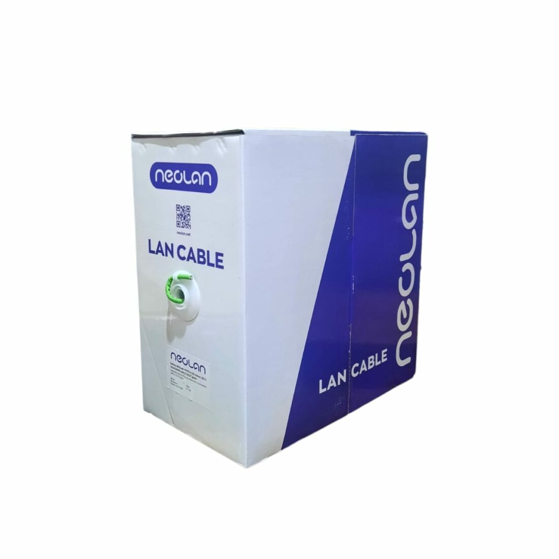 Кабель NEOLAN U/UTPнг-(А) indoor LSLTx 4x2x23AWG cat6 CU (0,57) green