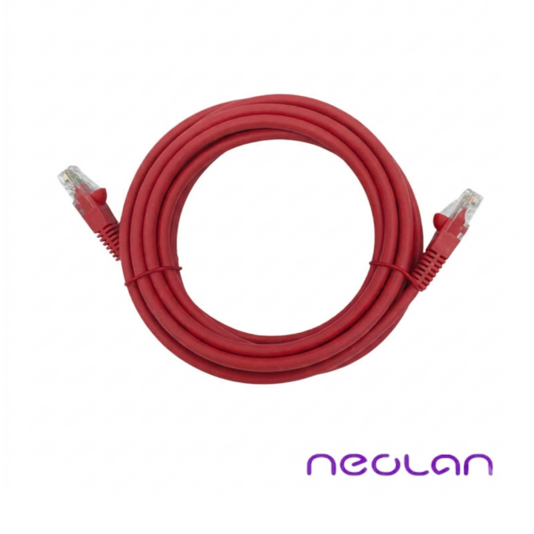 Патчкорд Neolan F/UTP-LSZH-Cat.5e-RJ-45-5м красный