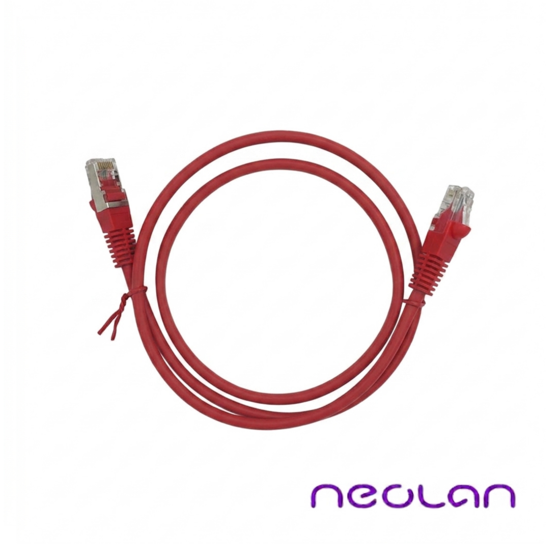 Патчкорд Neolan F/UTP-LSZH-Cat.5e-RJ-45-2м красный