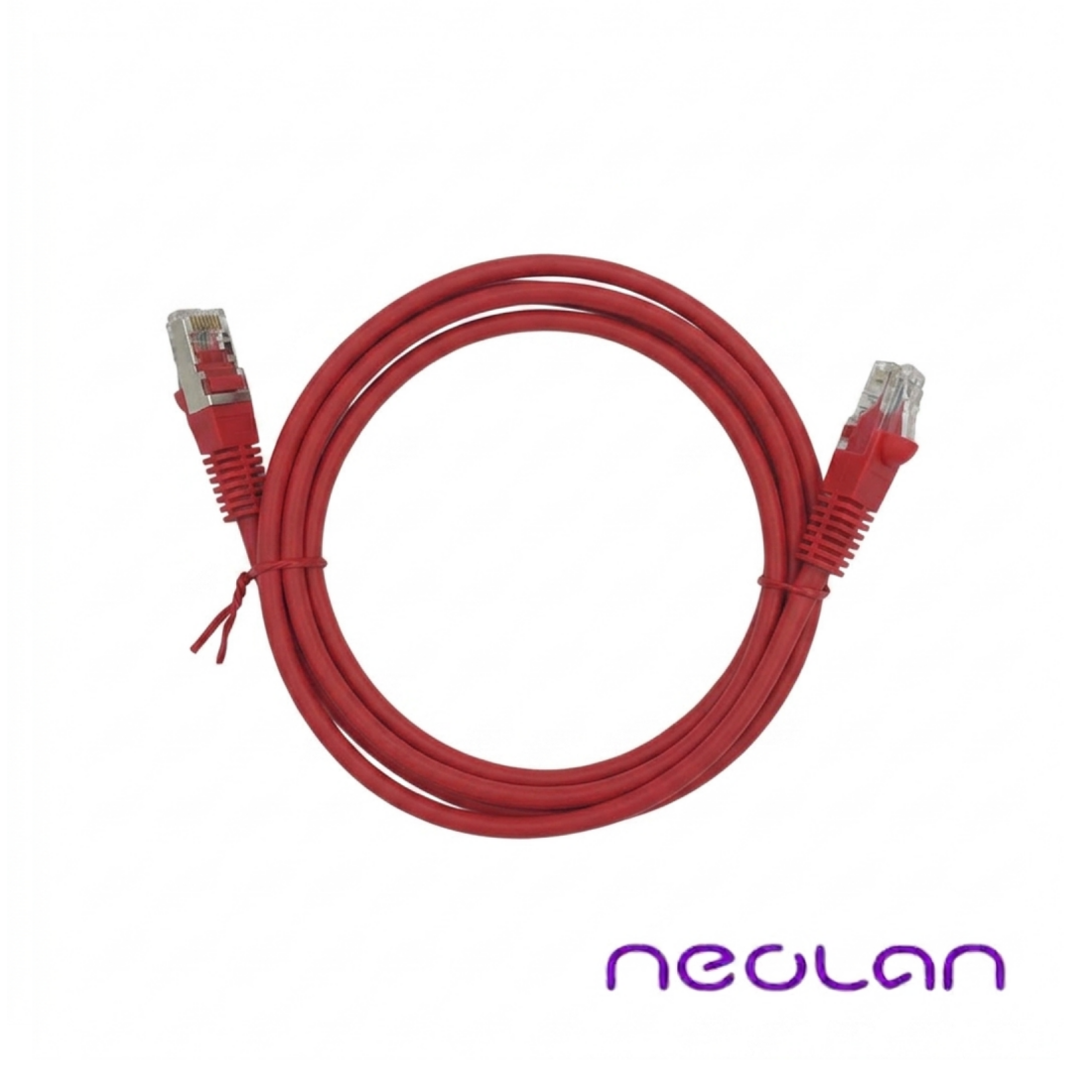 Патчкорд Neolan F/UTP-LSZH-Cat.5e-RJ-45-3м красный